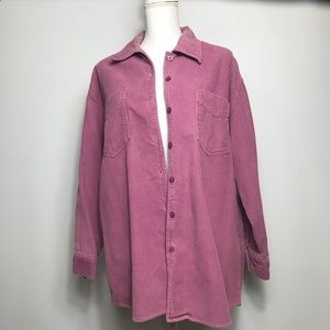 Jl plum Corduroys shacket Big top color plum purple